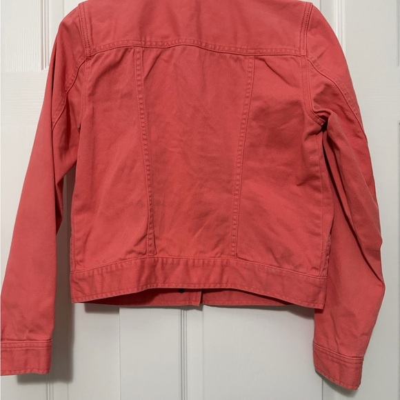 Ralph Lauren Vibrant Coral Jean Jacket - Picture 2 of 2